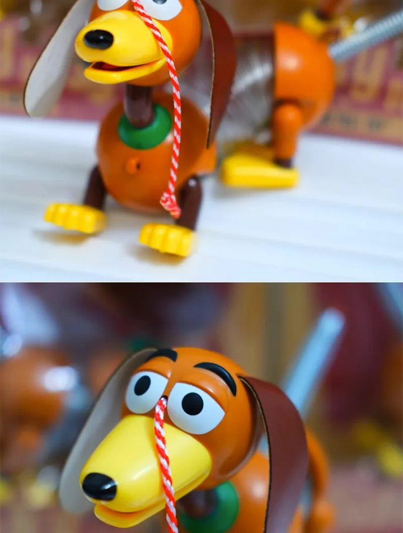 Disney Pixar Toy Story Slinky Dog Action Figures Toys Sheepherder Stretch Slinky Dog Woody Figure Model Dolls Gifts for Kids