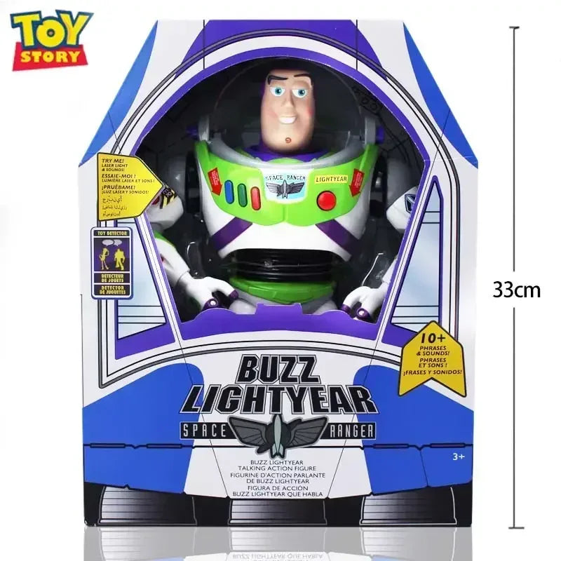 33cm Disney Toy Story Buzz Lightyear Spacecraft Sound Model Doll Collection