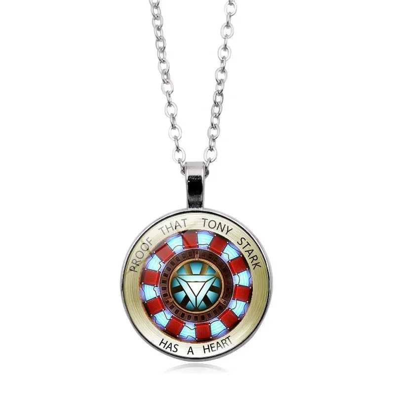 Disney Marvel Ironman ARC-REACTOR Tony Stark Necklace Avengers