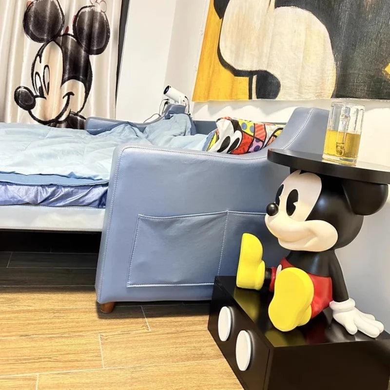 Disney Mickey Cartoon Figure Bedroom Bedside Storage