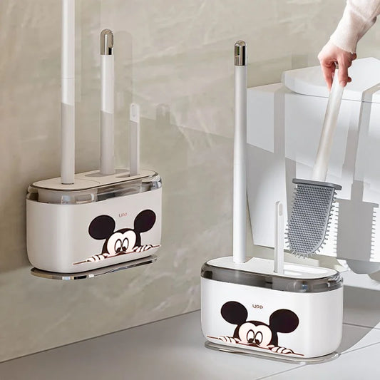 Disney Mickey  Toilet Brush Set