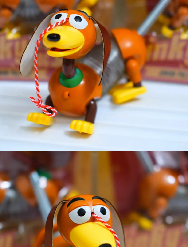 Disney Pixar Toy Story Slinky Dog Action Figures Toys Sheepherder Stretch Slinky Dog Woody Figure Model Dolls Gifts for Kids