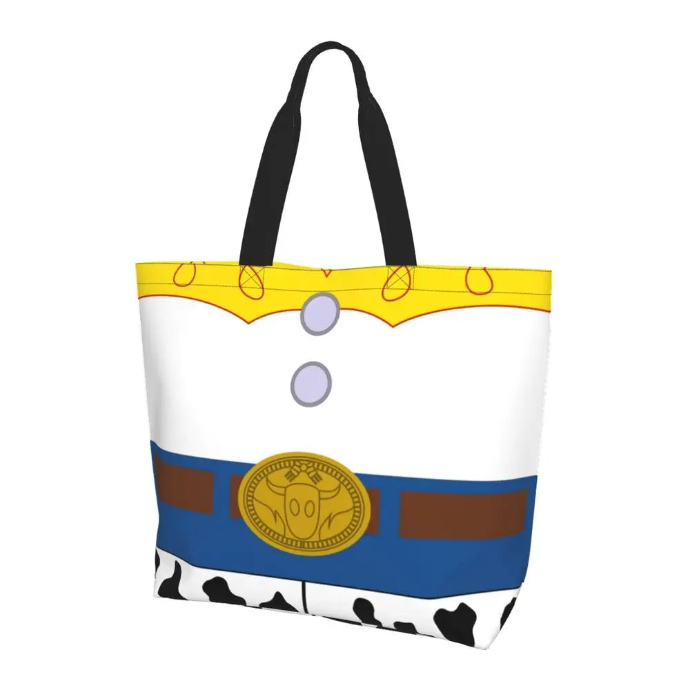 Toy Story Cowboy Woody Suit Shopping Tote Bags