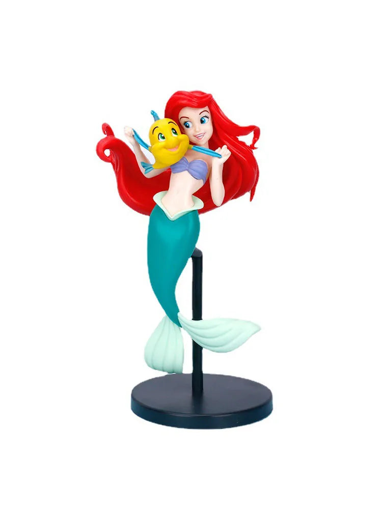 22cm Disney Princess Mermaid Ariel PVC Figures