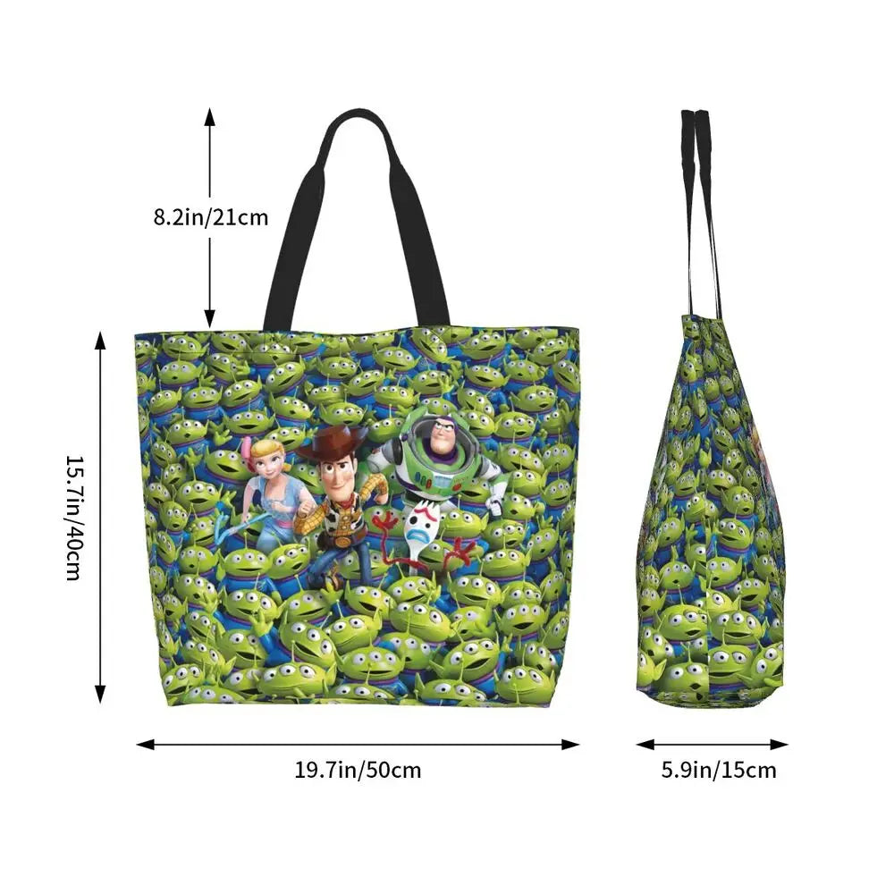 Toy Story Cowboy Woody Suit Shopping Tote Bags