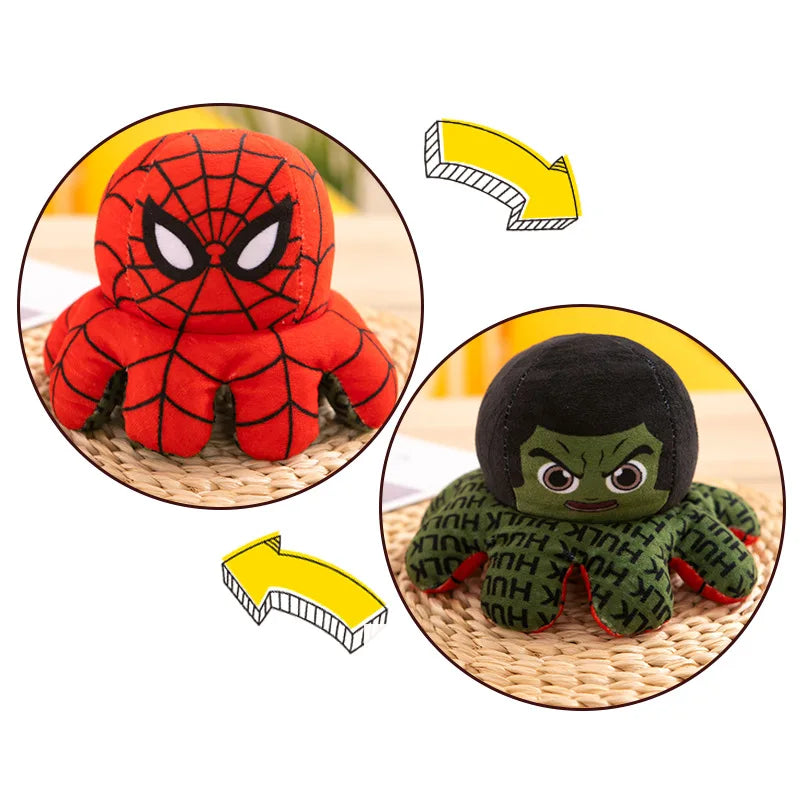 Marvel Plush Doll Avengers Spiderman Iron Man Captain America Hulk Octopus