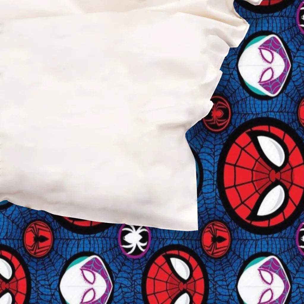 Marvel SpiderMan Single Bed Sheets Set  Complete Case Single Linen Quilt Cover