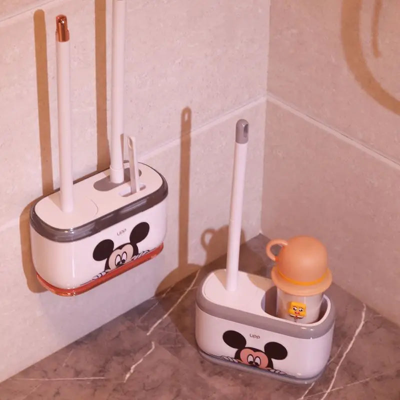 Disney Mickey  Toilet Brush Set