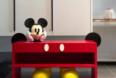 Mickey's shoe cabinet