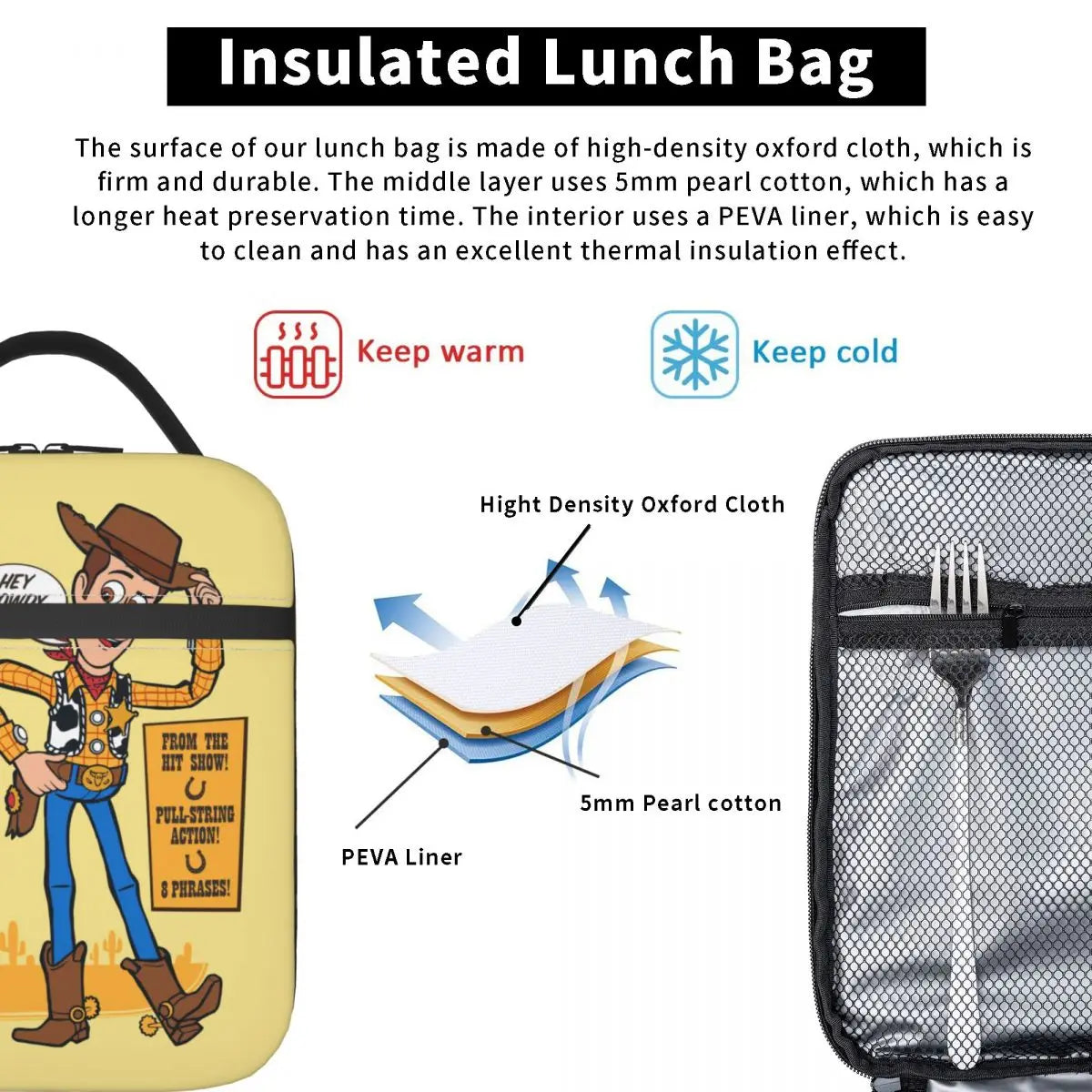 Toy Story Sheriff Woody Lunch Bags