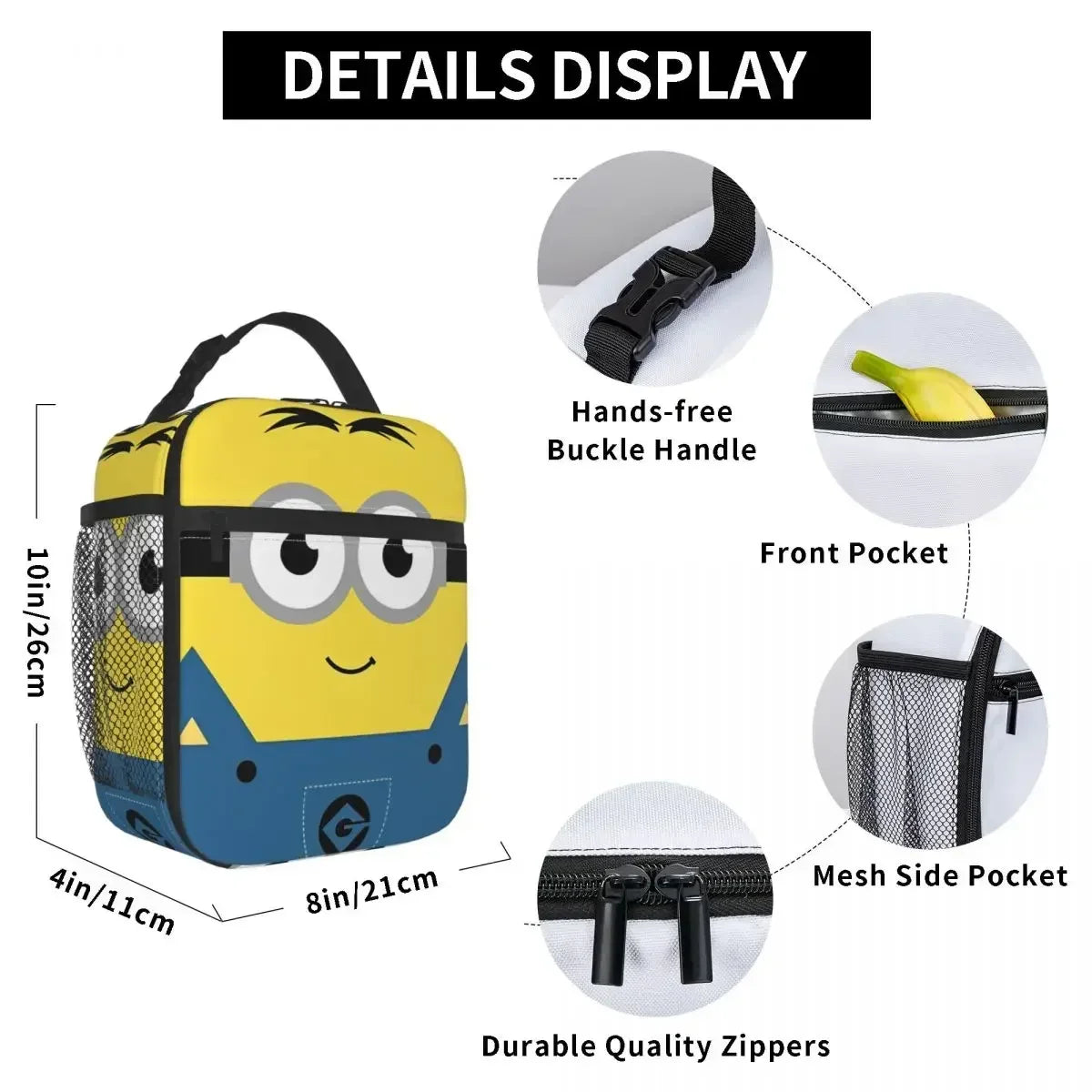 Minions Lunch Bags Cooler Bag Lunch