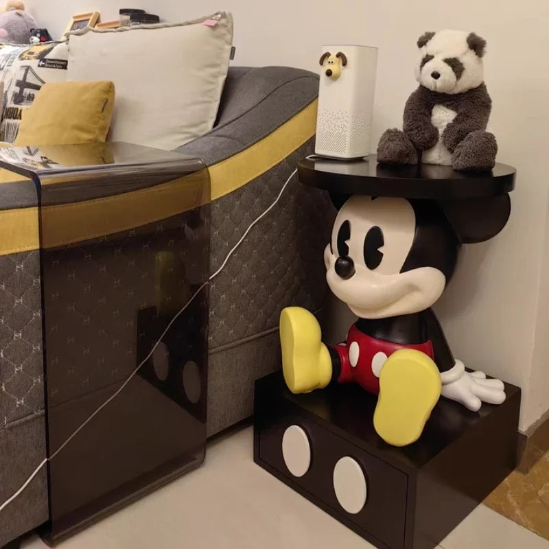 Disney Mickey Cartoon Figure Bedroom Bedside Storage