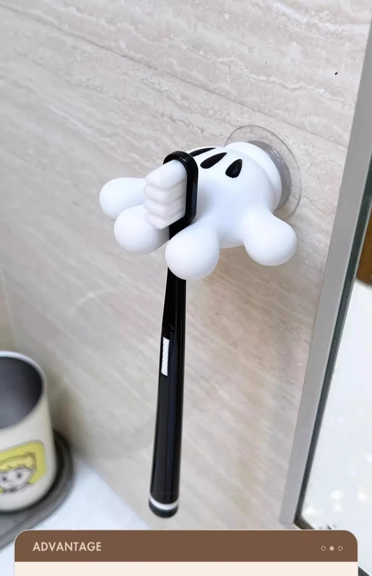 Mickey Mouse Disney Palm Toothbrush Holder