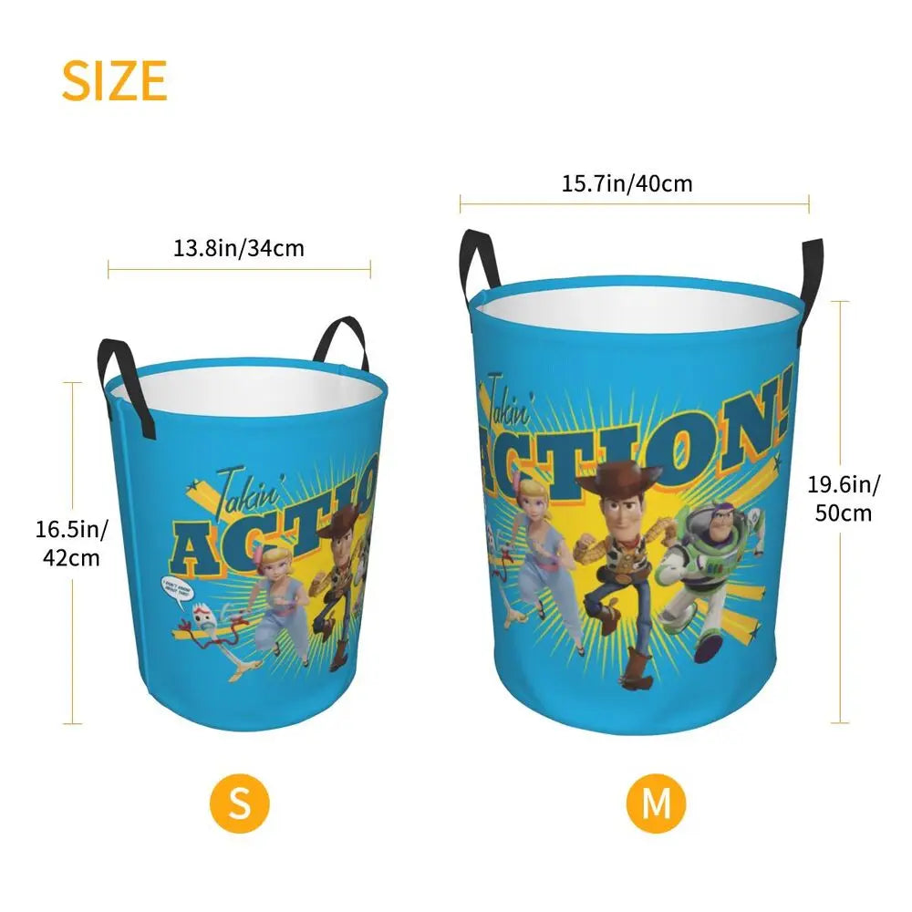 Toy Story  Laundry Hamper Large Clothes Storage Basket