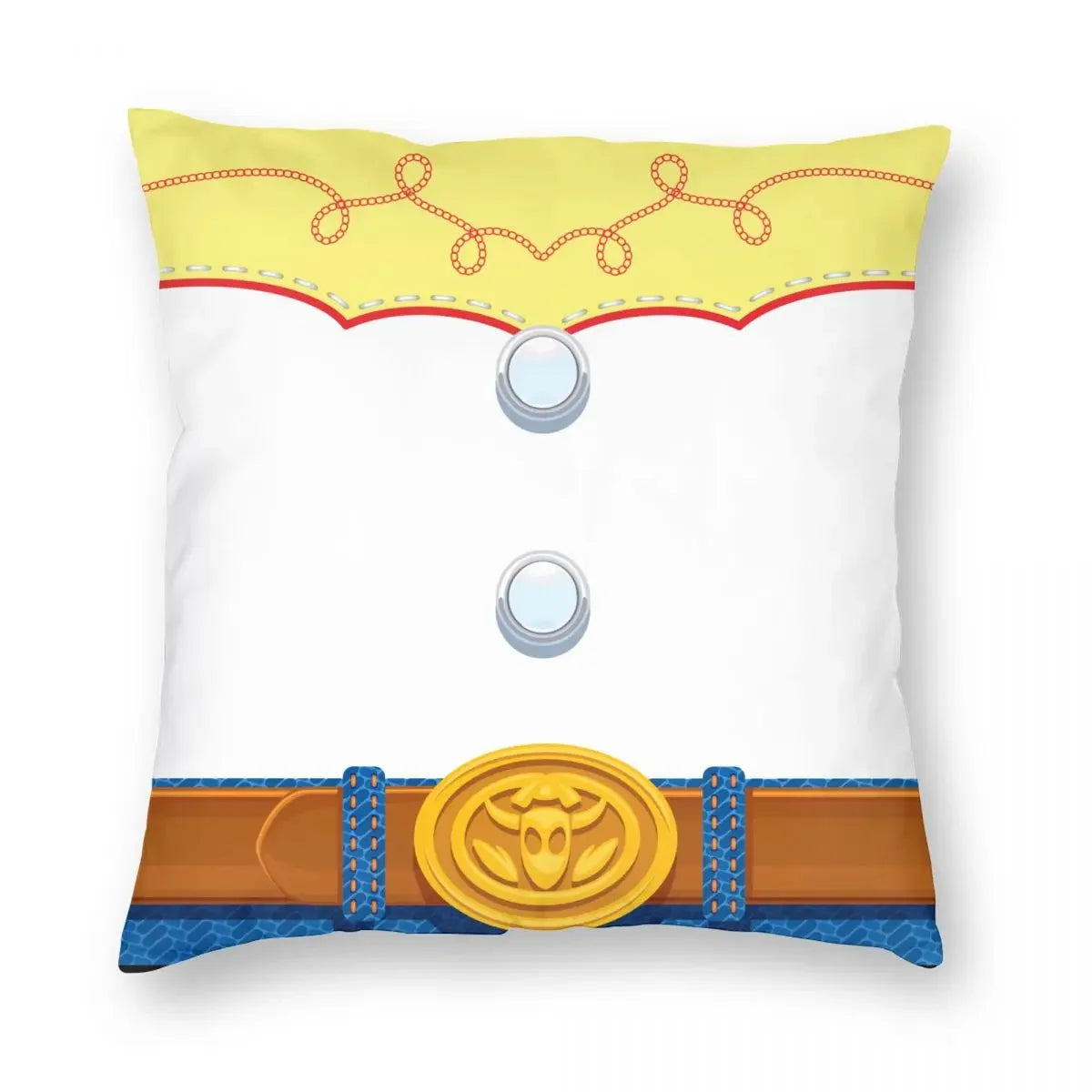 Toy Story Woody's Sheriff Outfit Pillowcase Soft Polyester Cushion Cover Decorative Throw Pillow Case Cover Bedroom Zipper 40X40