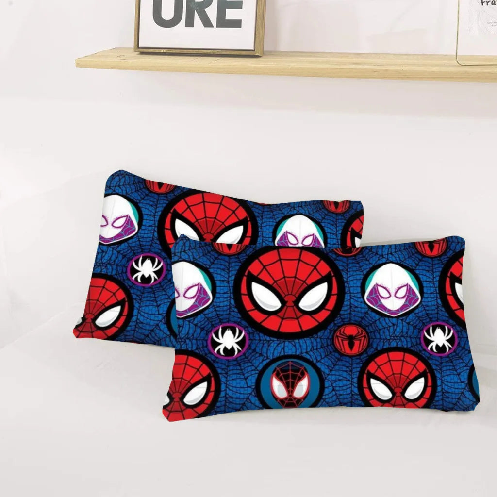 Marvel SpiderMan Single Bed Sheets Set  Complete Case Single Linen Quilt Cover