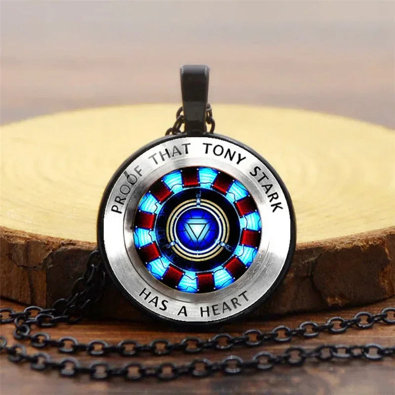 Disney Marvel Ironman ARC-REACTOR Tony Stark Necklace Avengers