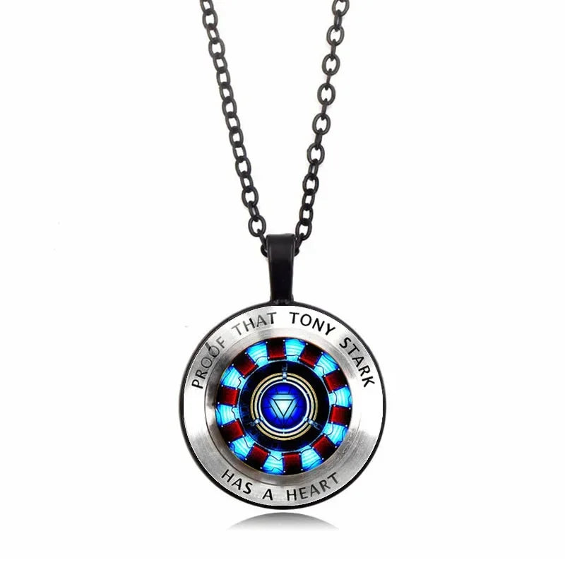 Disney Marvel Ironman ARC-REACTOR Tony Stark Necklace Avengers