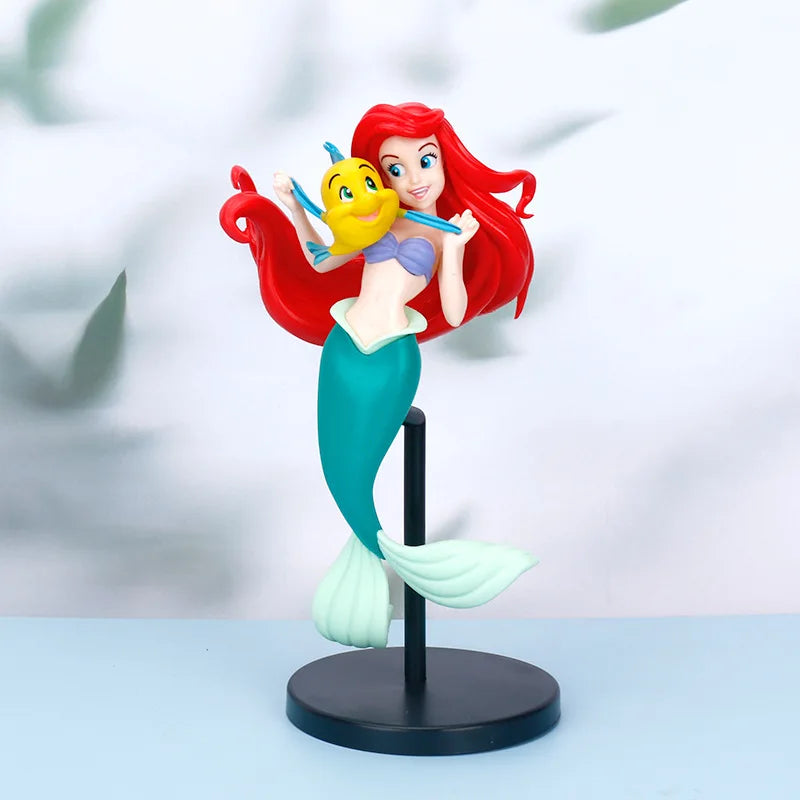 22cm Disney Princess Mermaid Ariel PVC Figures