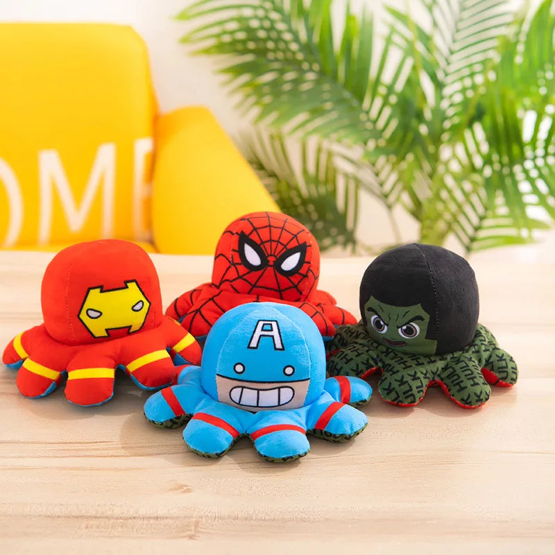 Marvel Plush Doll Avengers Spiderman Iron Man Captain America Hulk Octopus