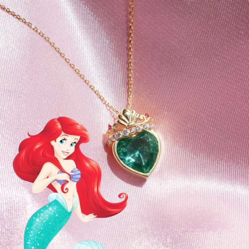 Ariel Crown Charm Necklace  Wedding Geek Party