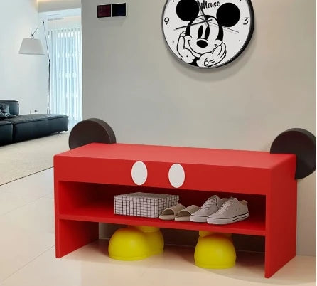 Mickey's shoe cabinet