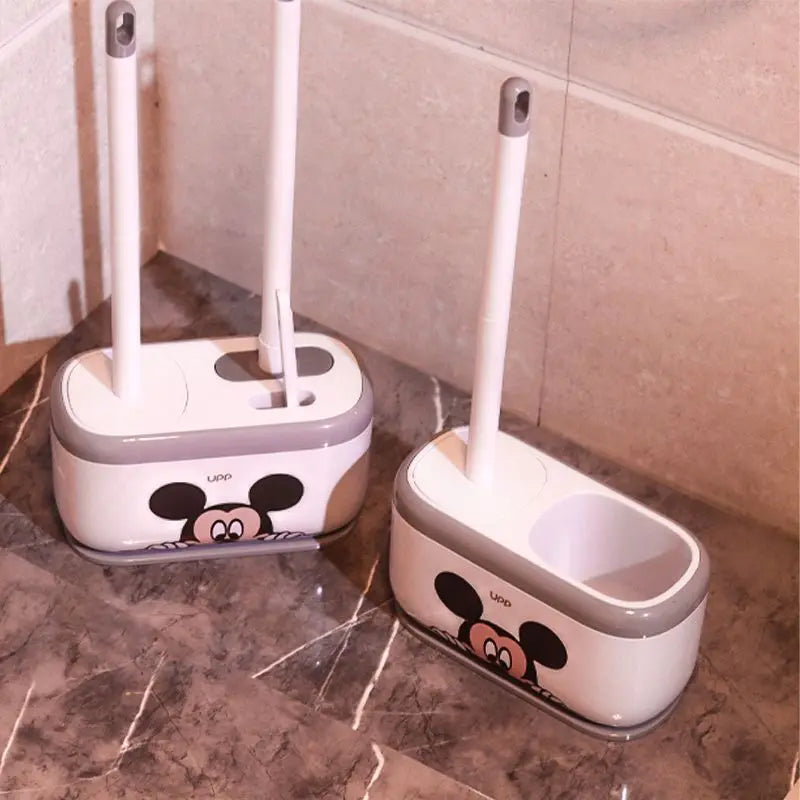 Disney Mickey  Toilet Brush Set