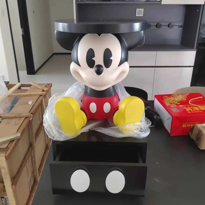 Disney Mickey Cartoon Figure Bedroom Bedside Storage