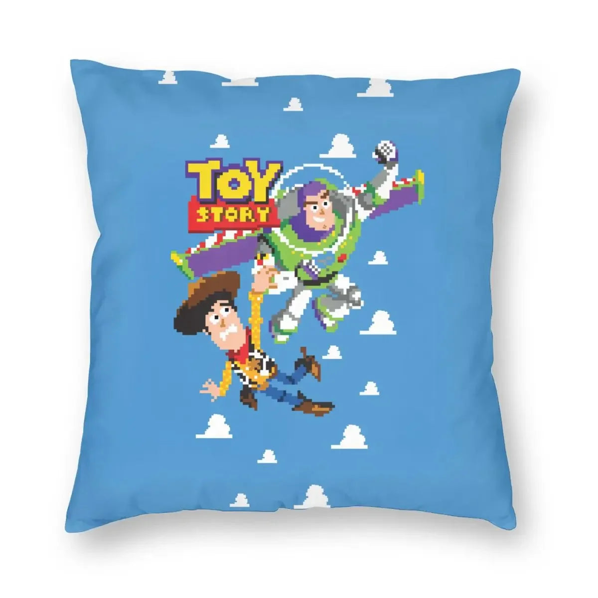 Toy Story Woody's Sheriff Outfit Pillowcase Soft Polyester Cushion Cover Decorative Throw Pillow Case Cover Bedroom Zipper 40X40