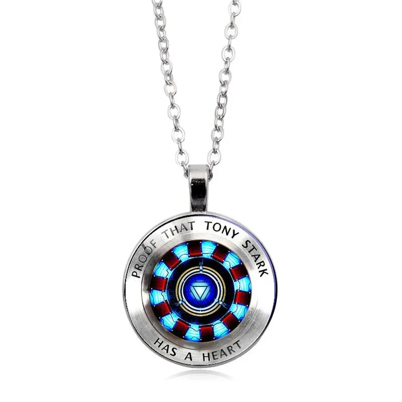 Disney Marvel Ironman ARC-REACTOR Tony Stark Necklace Avengers