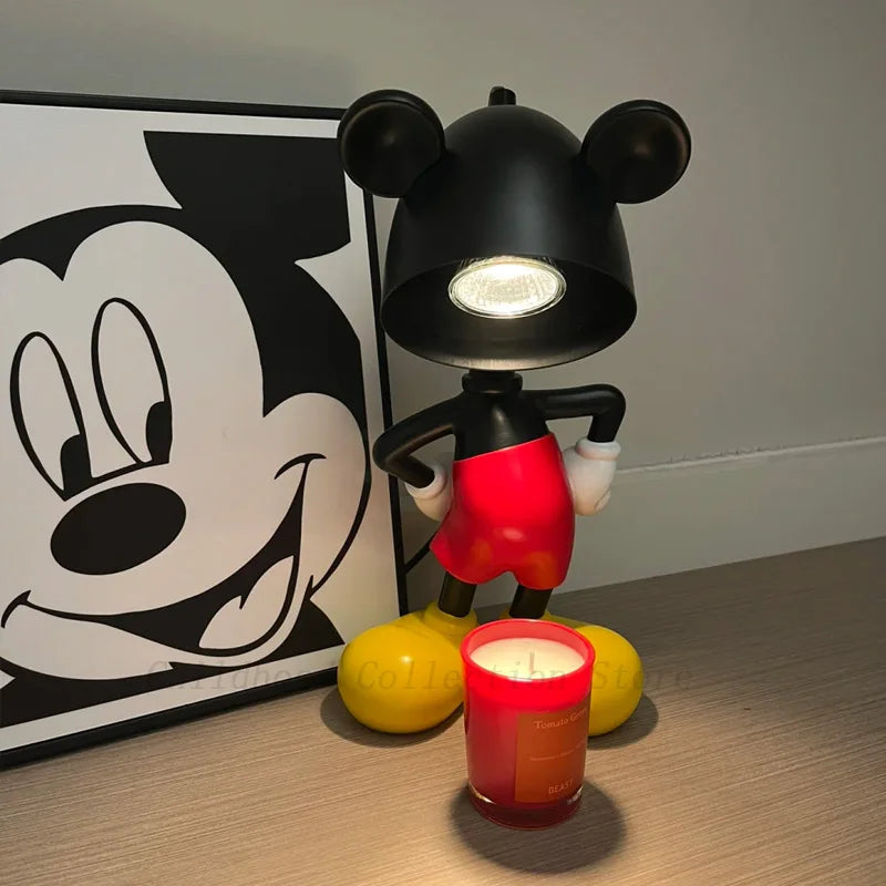 Disney Mickey Mouse Minnie Mouse Action Figures Toys Night Light