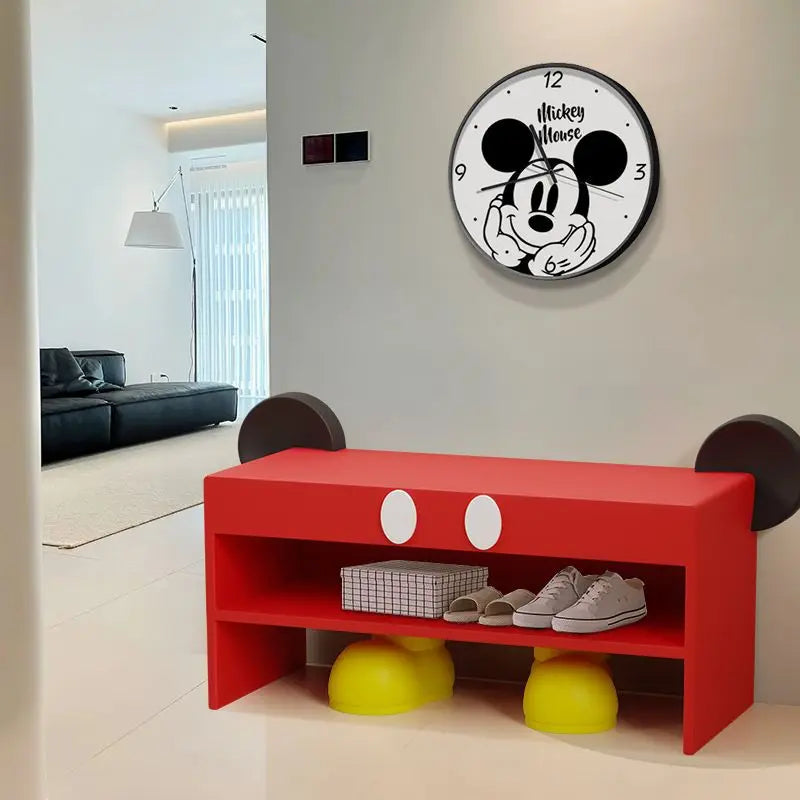 Mickey's shoe cabinet