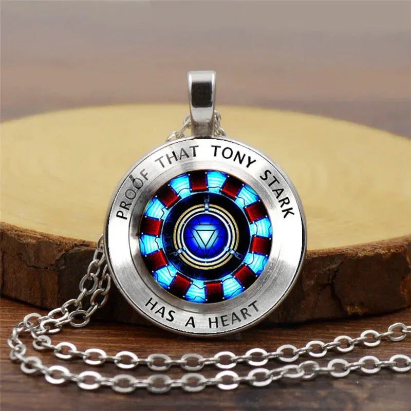 Disney Marvel Ironman ARC-REACTOR Tony Stark Necklace Avengers