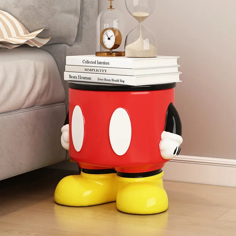 Disney 33cm Mickey Mouse Resin Snack storage stool Action Figure Collection