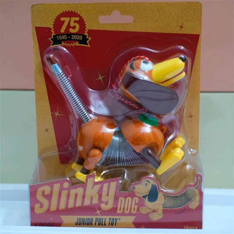 Disney Pixar Toy Story Slinky Dog Action Figures Toys Sheepherder Stretch Slinky Dog Woody Figure Model Dolls Gifts for Kids