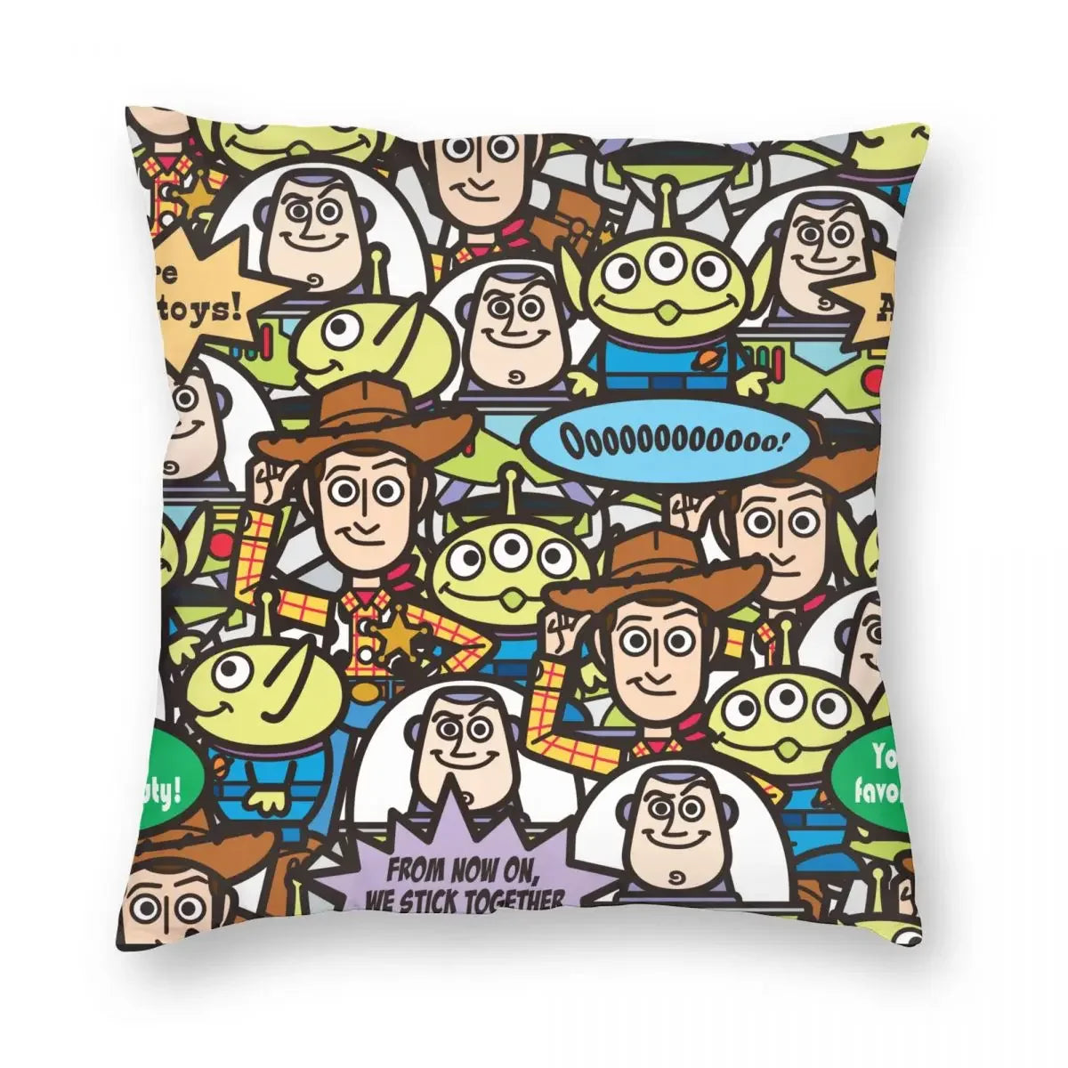 Toy Story Woody's Sheriff Outfit Pillowcase Soft Polyester Cushion Cover Decorative Throw Pillow Case Cover Bedroom Zipper 40X40