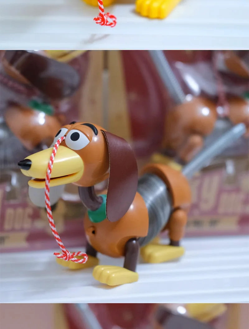 Disney Pixar Toy Story Slinky Dog Action Figures Toys Sheepherder Stretch Slinky Dog Woody Figure Model Dolls Gifts for Kids